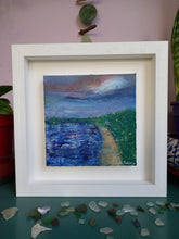 Load image into Gallery viewer, Connected To The Sea - original acrylic painting on canvas (framed)