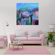 Load image into Gallery viewer, Close To Nature - original oil painting on canvas (H100xW100cm)