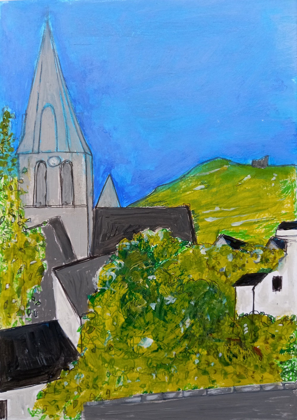 Enniscorthy - Handpainted Card