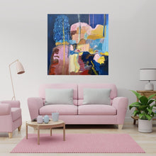 Load image into Gallery viewer, Now And For Always - original oil painting on canvas (H100xW100cm)