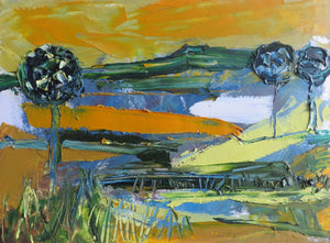 Abstract Ireland #15 'Landscape With Yellow Sky'