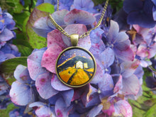 Load image into Gallery viewer, Starry Night - Hand Painted Pendant