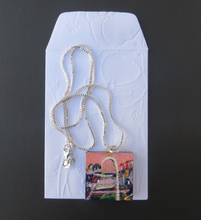 Load image into Gallery viewer, Multicoloured hand painted pendant